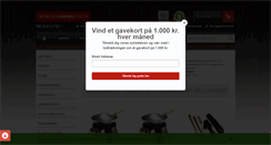 Desktop Screenshot of nordiskcampingudstyr.dk