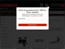 Tablet Screenshot of nordiskcampingudstyr.dk